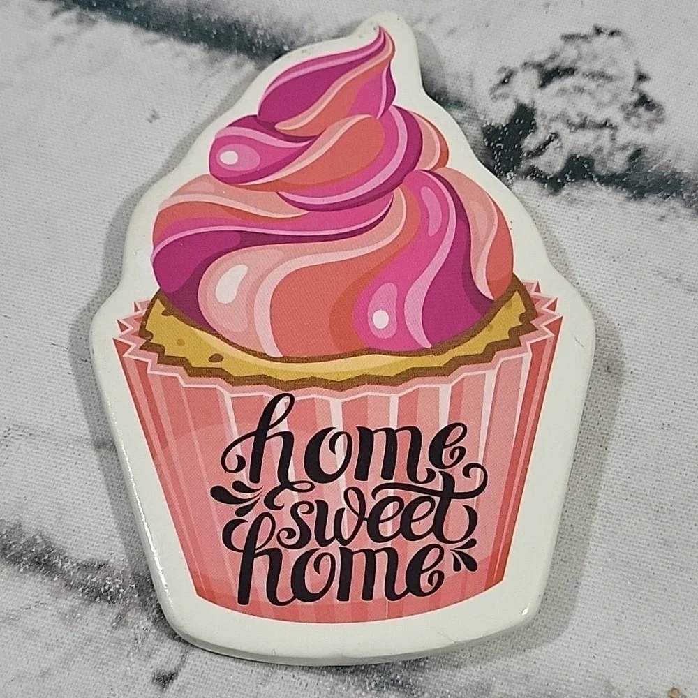 Cupcake Fridge Magnets Funny Lot Of 3 Like Big‎ Bundts Life Is Short Home Sweet